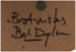Bob Dylan Signed Autographed Limited Edition Hat With JSA COA RARE