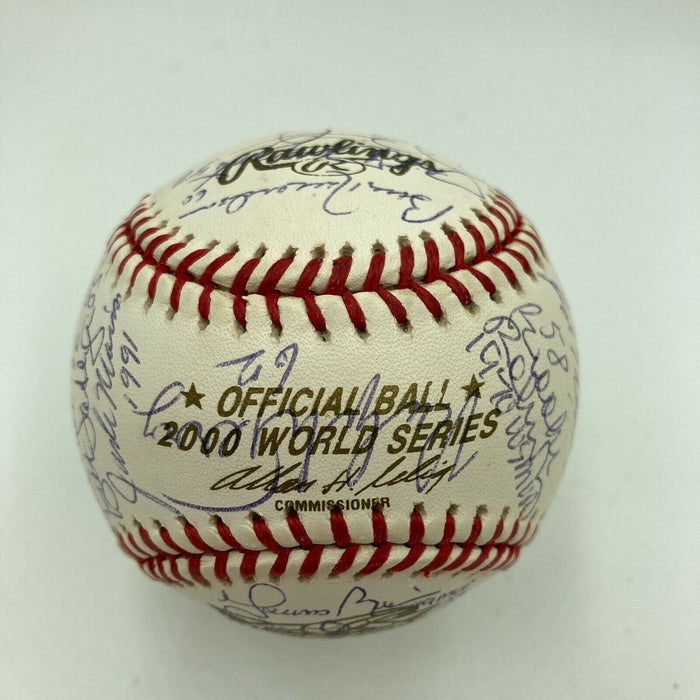 RARE World Series MVP's Signed Inscribed Baseball 24 Sigs Mariano Rivera JSA COA