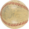 1936-37 New York Yankees World Series Champs Team Signed Baseball Lou Gehrig PSA