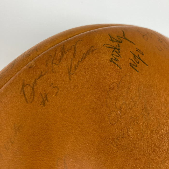 Bo Jackson & Reggie White Pre Rookie 1983 All American Team Signed Football JSA