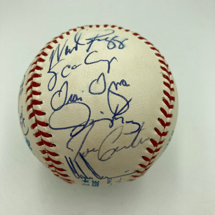 1994 All Star Game Team Signed Baseball Cal Ripken Jr. Kirby Puckett JSA COA