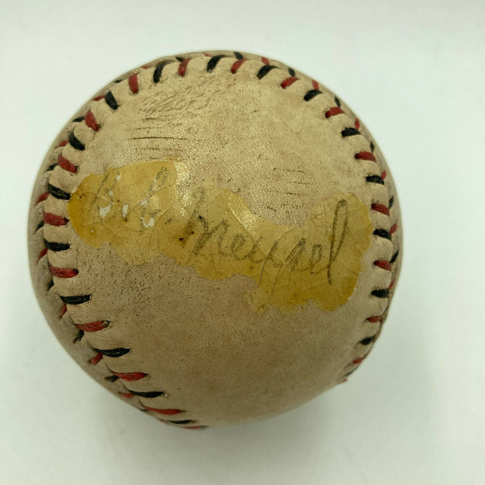 Bob Meusel Single Signed 1920's Baseball 1927 Yankees JSA COA RARE