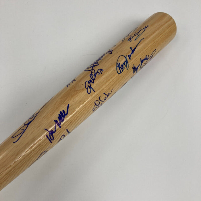 2004 Boston Red Sox World Series Champs Team Signed Baseball Bat JSA COA