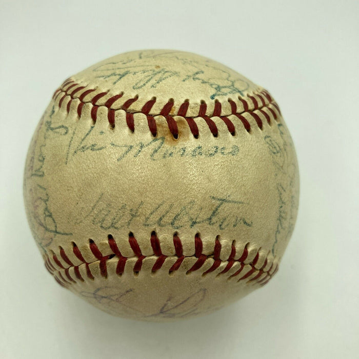 Jackie Robinson & Roy Campanella 1953 Brooklyn Dodgers Team Signed Baseball