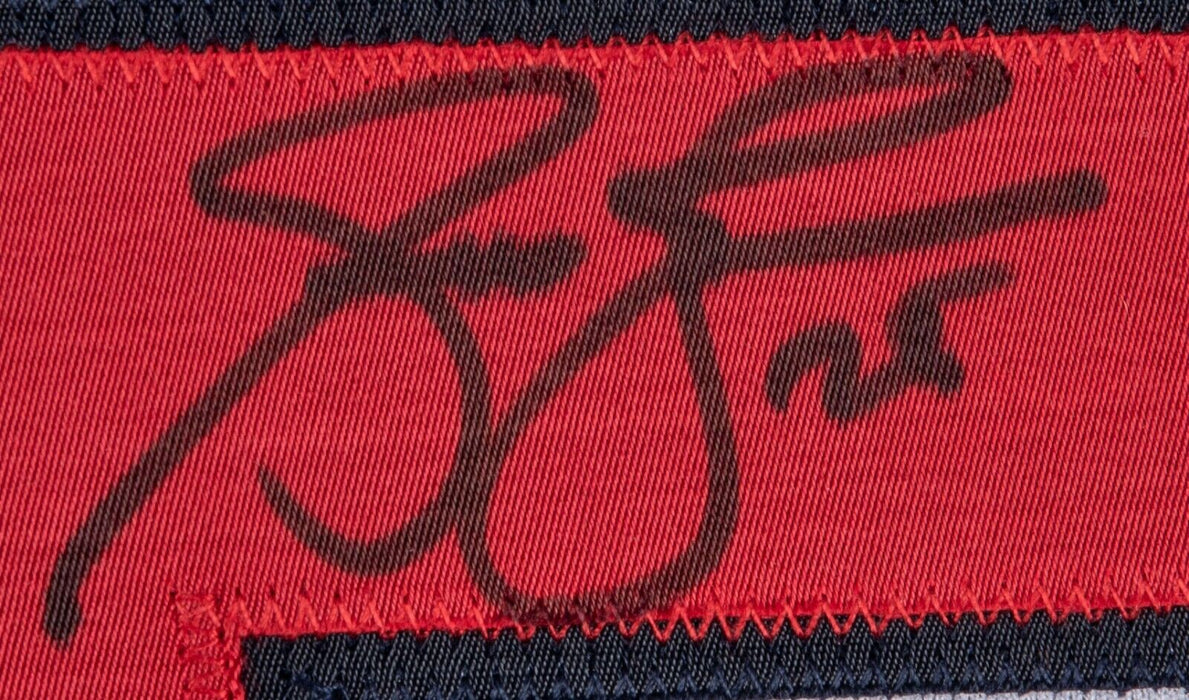 Andruw Jones Signed 1996 Atlanta Braves Rookie Era Game Issued Jersey Beckett