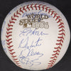 1986 New York Mets World Series Champs Team Signed W.S. Baseball Steiner COA