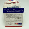 Gaylord Perry Signed Heavily Inscribed Career STAT Baseball PSA DNA COA