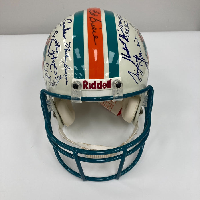1972 Miami Dolphins Super Bowl Champs Team Signed Authentic Helmet JSA COA