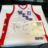 Kevin Garnett Signed Pro Cut 2004 All Star Game Jersey UDA Holo & JSA COA