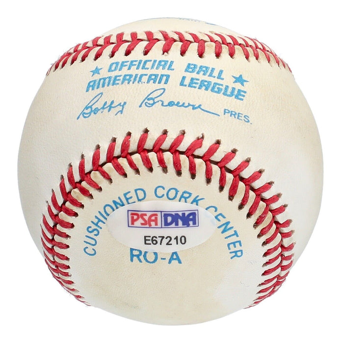 Cassius Clay Muhammad Ali Signed American League Baseball PSA DNA RARE