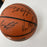 1993-94 Houston Rockets NBA Champs Team Signed Spalding NBA Basketball JSA COA