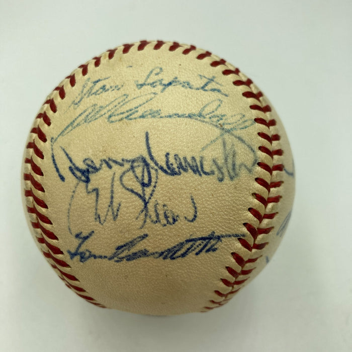 1963 Milwaukee Braves Team Signed National League Baseball JSA COA