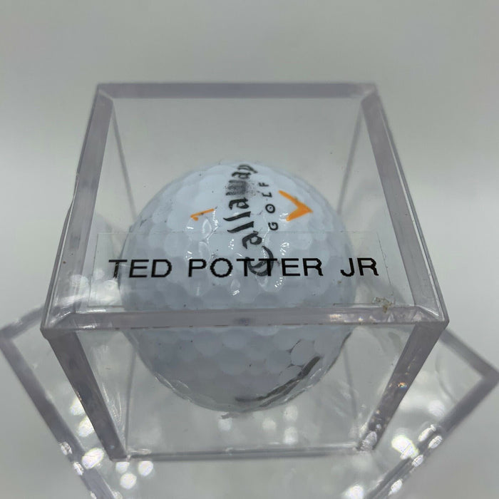 Ted Potter Jr. Signed Autographed Golf Ball PGA With JSA COA