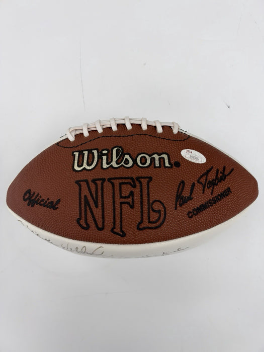 Tom Landry Ray Nitschke Hall Of Fame Multi Signed Football 20 Sigs JSA COA