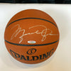 Michael Jordan Signed Spalding Official NBA Game Basketball UDA Upper Deck COA