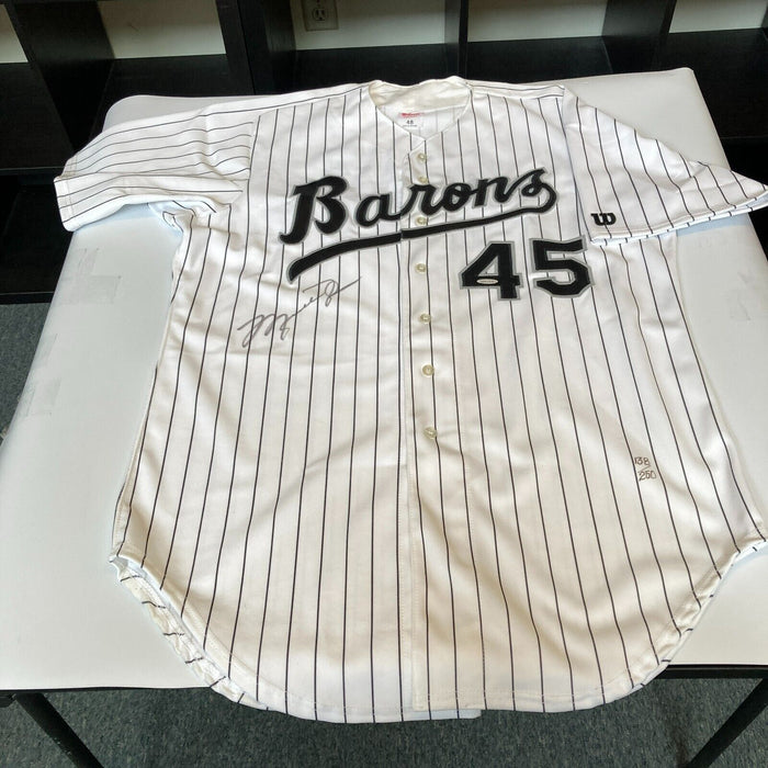 Michael Jordan Signed Birmingham Barons Baseball Jersey Upper Deck UDA COA