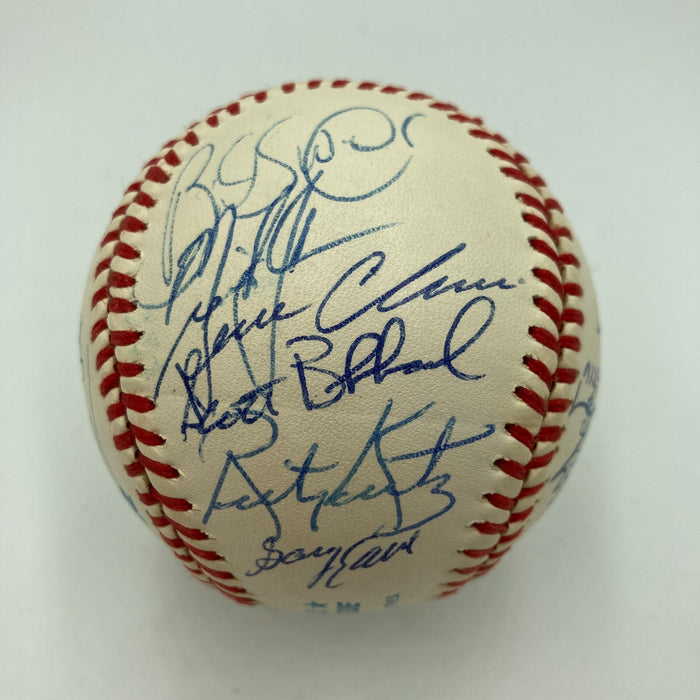 Ken Griffey Jr. 1990 Seattle Mariners Team Signed American League Baseball JSA