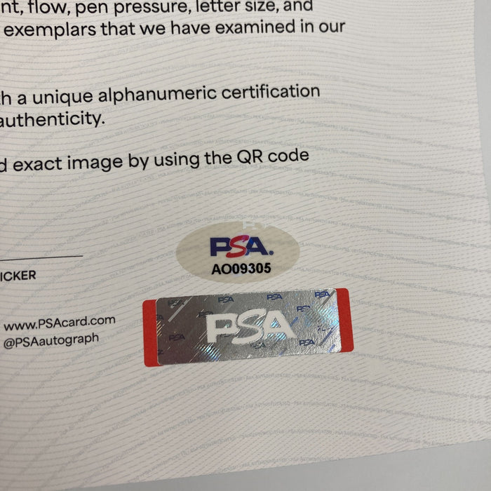 Beautiful Hall Of Fame Multi Signed Baseball Bat 42 Sigs PSA DNA COA