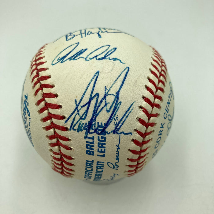 1991 Minnesota Twins World Series Champs Team Signed Baseball JSA COA 31 Sigs