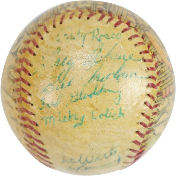 Al Kaline Detroit Tigers Hand Painted George Sosnak Folk Art Baseball 1/1 Signed