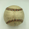 1933 New York Giants World Series Champs Team Signed Baseball Mel Ott JSA COA