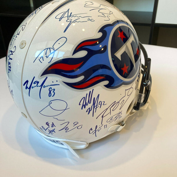 2011 Tennessee Titans Team Signed Authentic Full Size Game Helmet PSA DNA COA
