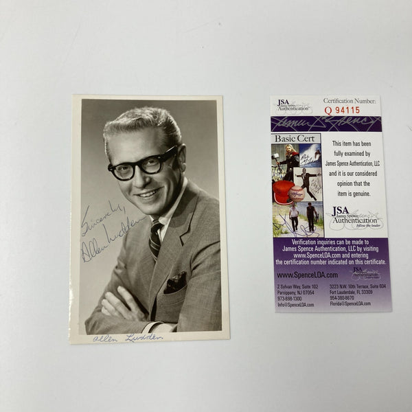Allen Ludden Signed Autographed Photo JSA COA