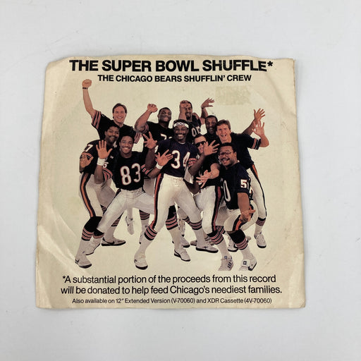 Chicago Bears Super Bowl Shuffle 12" Vinyl Record Album