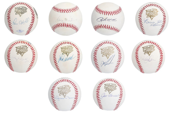 2000 New York Yankees WS Champs Team Signed Baseball Collection 60 Balls JSA COA