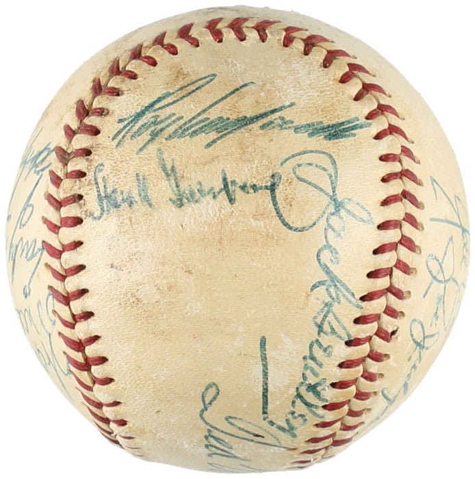 1953 Mickey Mantle Ted Williams Roy Campanella Greenberg HOF Signed Baseball JSA
