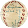 1953 Mickey Mantle Ted Williams Roy Campanella Greenberg HOF Signed Baseball JSA