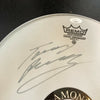 Tommy Ramone & Marky Ramone The Ramones Signed Drumhead JSA COA