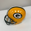 Bart Starr Brett Favre & Aaron Rodgers Signed Green Bay Packers Helmet JSA COA