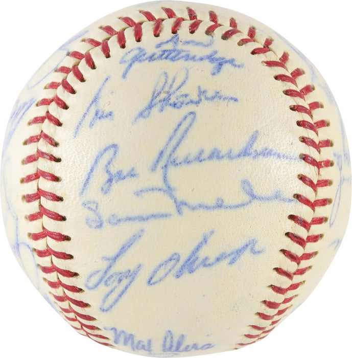 1965 All Star Game American League Team Signed Baseball Elston Howard