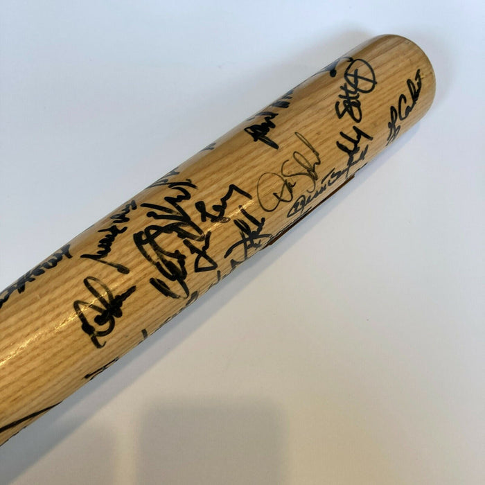 1992 New York Yankees Team Signed Baseball Bat 24 Sigs Don Mattingly JSA COA