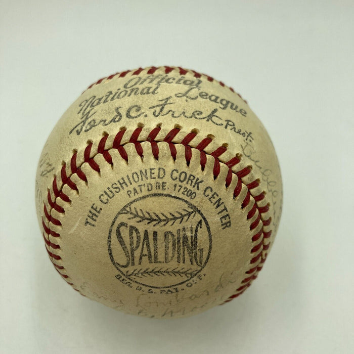 1940 Cincinnati Reds World Series Champs Team Signed Baseball JSA COA