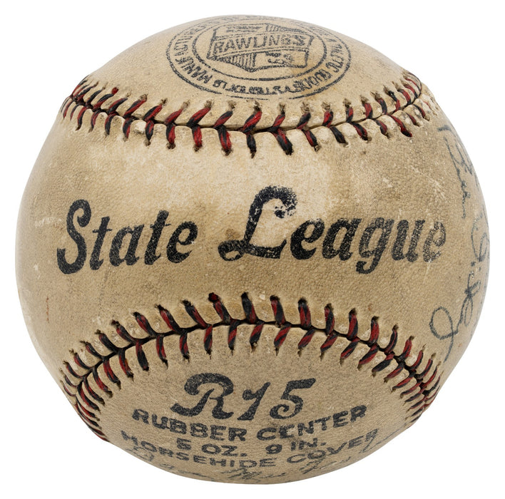 Babe Ruth & Lou Gehrig 1933 New York Yankees Team Signed Baseball JSA COA