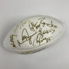 Kurt Warner Isaac Bruce St. Louis Rams Team Signed Super Bowl Football JSA COA