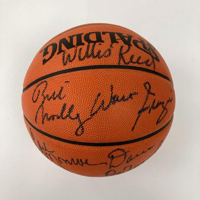1972-73 New York Knicks NBA Champs Team Signed NBA Game Basketball UDA COA
