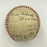 Nice 1946 New York Giants Team Signed Baseball Ernie Lombardi 24 Sigs JSA COA