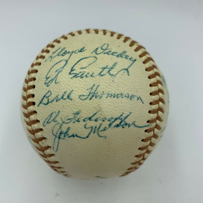 Beautiful 1955 San Diego Padres Team Signed Baseball With Ralph Kiner