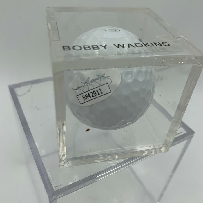 Bobby Wadkins Signed Autographed Golf Ball PGA With JSA COA
