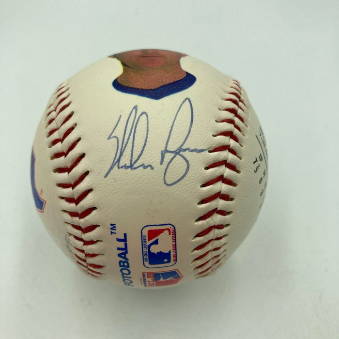 Nolan Ryan Signed Vintage Fotoball Baseball Beckett Hologram