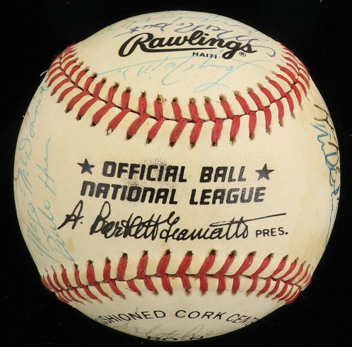 Philadelphia Phillies Legends Multi Signed Baseball Richie Ashburn PSA DNA COA