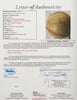 Honus Wagner Signed 1930's National League Baseball JSA COA