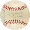 1955 Brooklyn Dodgers W.S. Champs Team Signed Baseball Jackie Robinson JSA COA