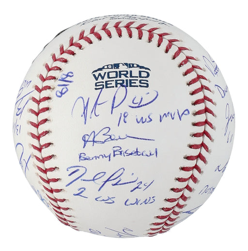 2018 Boston Red Sox World Series Champs Team Signed Baseball Fanatics #8/18
