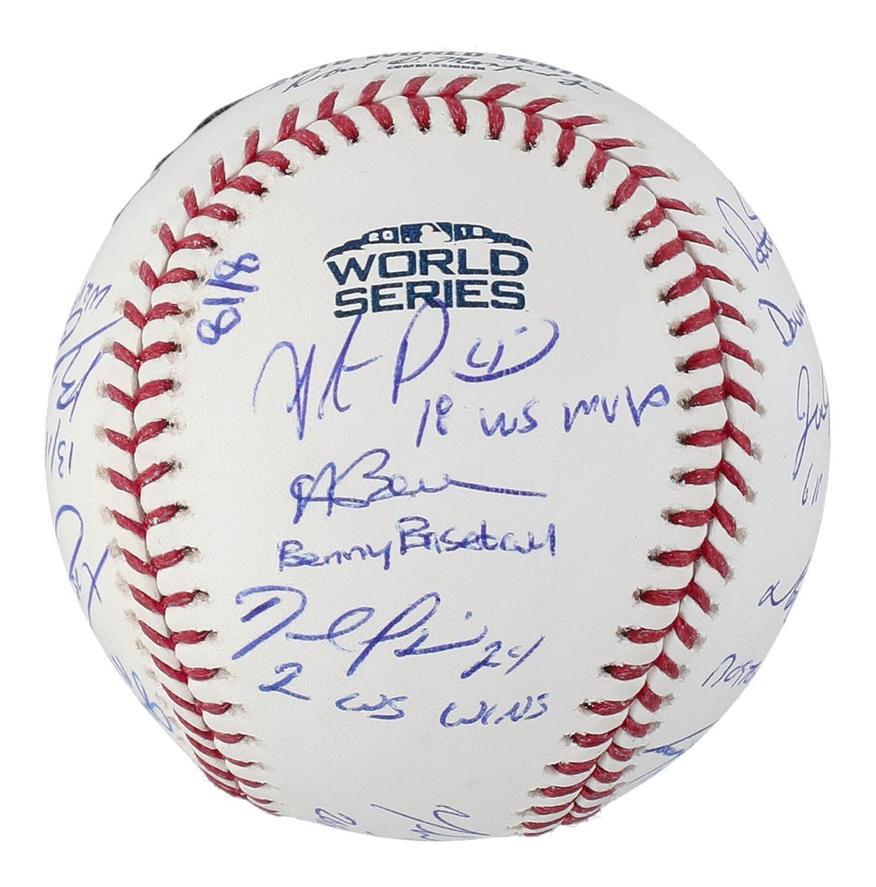 2018 Boston Red Sox World Series Champs Team Signed Baseball Fanatics #8/18