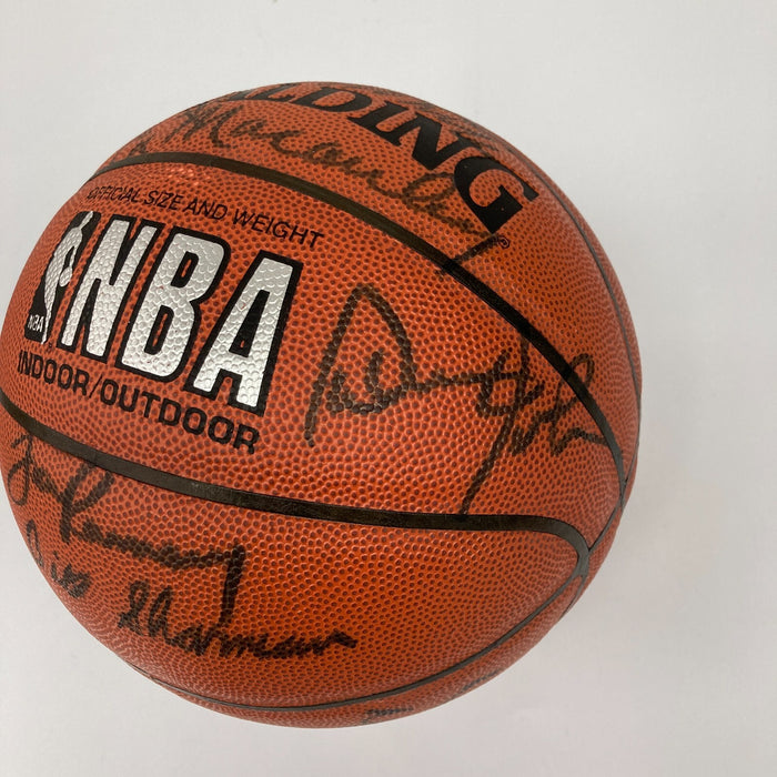 Bill Russell Larry Bird Boston Celtics HOF Legends Signed Basketball 14 Sigs JSA