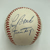 Willie Mays Hank Aaron Stan Musial 3,000 Hit Club Signed Baseball PSA DNA